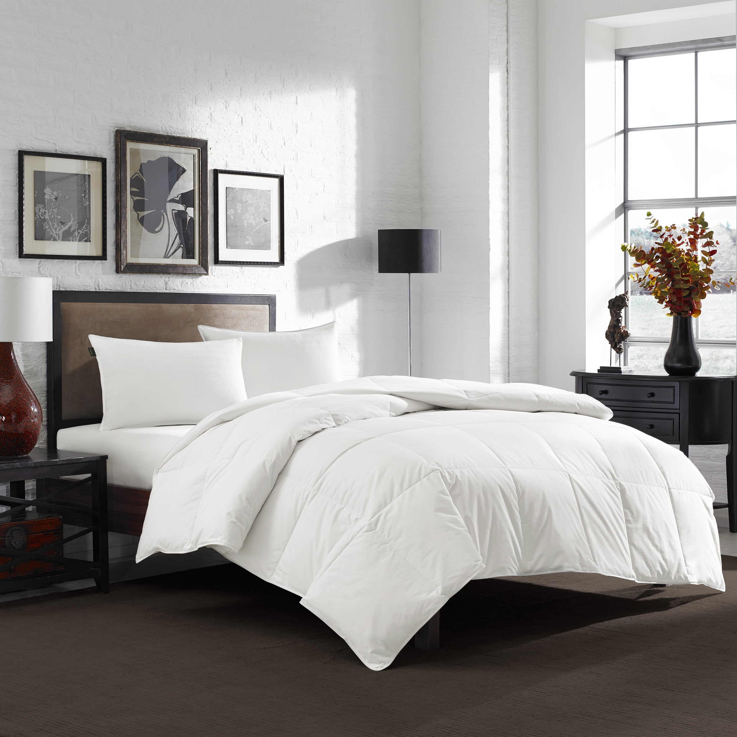 Eddie Bauer 550 Fill Power White Down Comforter Queen Walmart Com