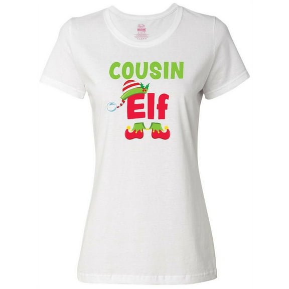Inktastic Christmas Cousin Elf Women's T-Shirt