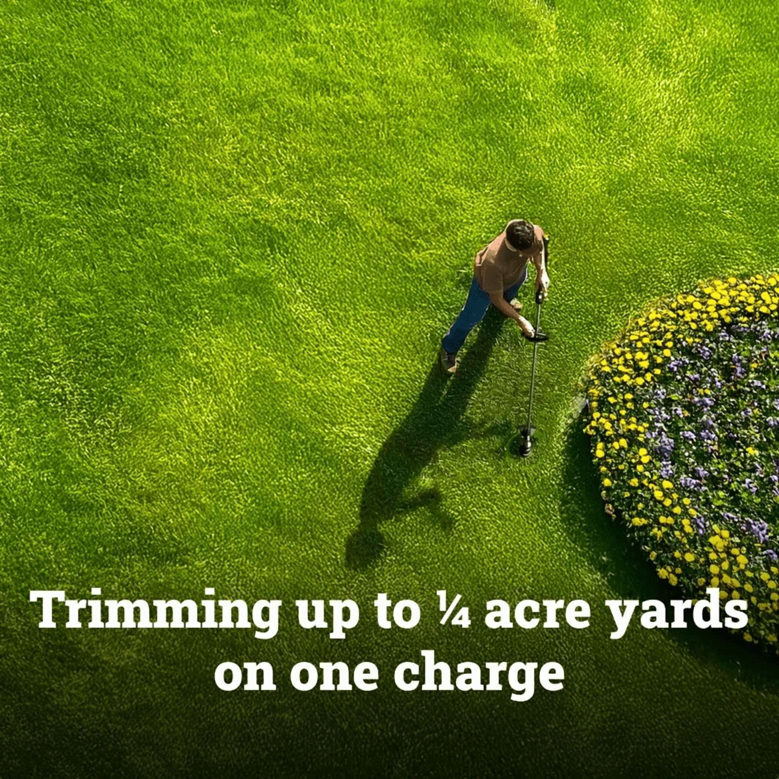 Worx WG176.9 20V Nitro Brushless Adjustable 13''- 15'' Cordless Grass and Weed String Trimmer and Edger (Tool Only)