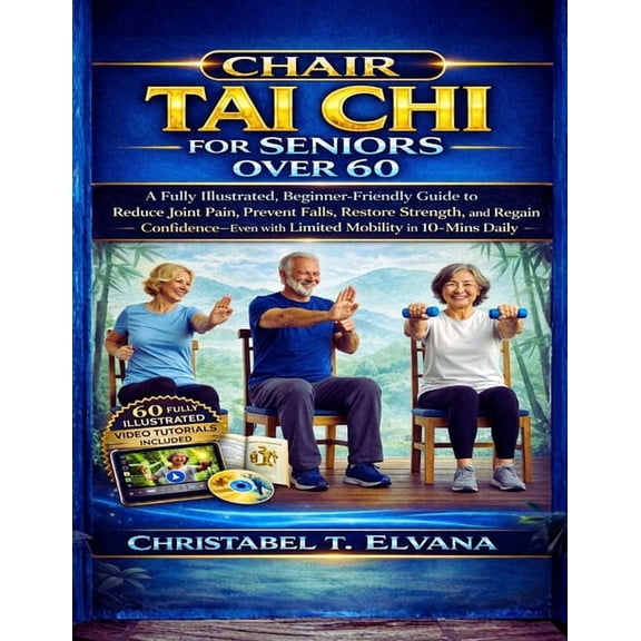 Chair Tai CHI for Seniors Over 60: A Fully Illustrated, Beginner-Friendly Guide to Reduce Joint Pain, Prevent Falls, Res, (Paperback)