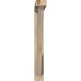 thumbnail image 2 of Ekena Millwork 4"W x 28"D x 32"H Traditional Block Rough Sawn Bracket w/ Offset Brace, Douglas Fir, 2 of 25