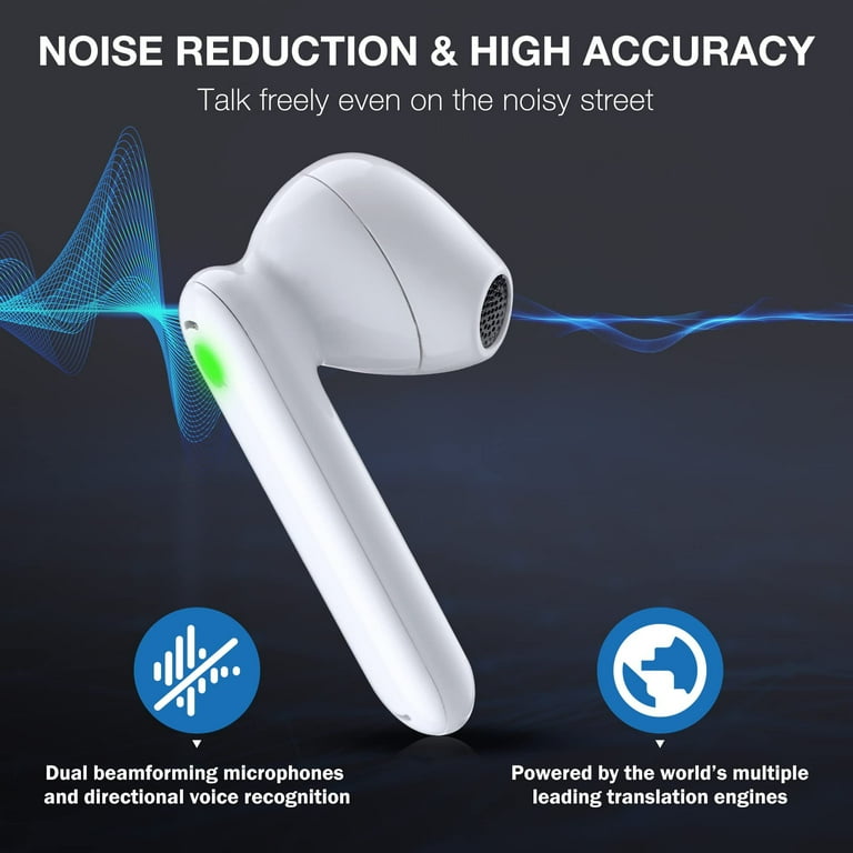 Timekettle WT2 Edge Translator Earbuds, 40 Languages, Offline