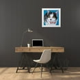 thumbnail image 3 of Vitaletti, Carolee 26x26 White Modern Wood Framed Museum Art Print Titled - Classy Cat I, 3 of 4
