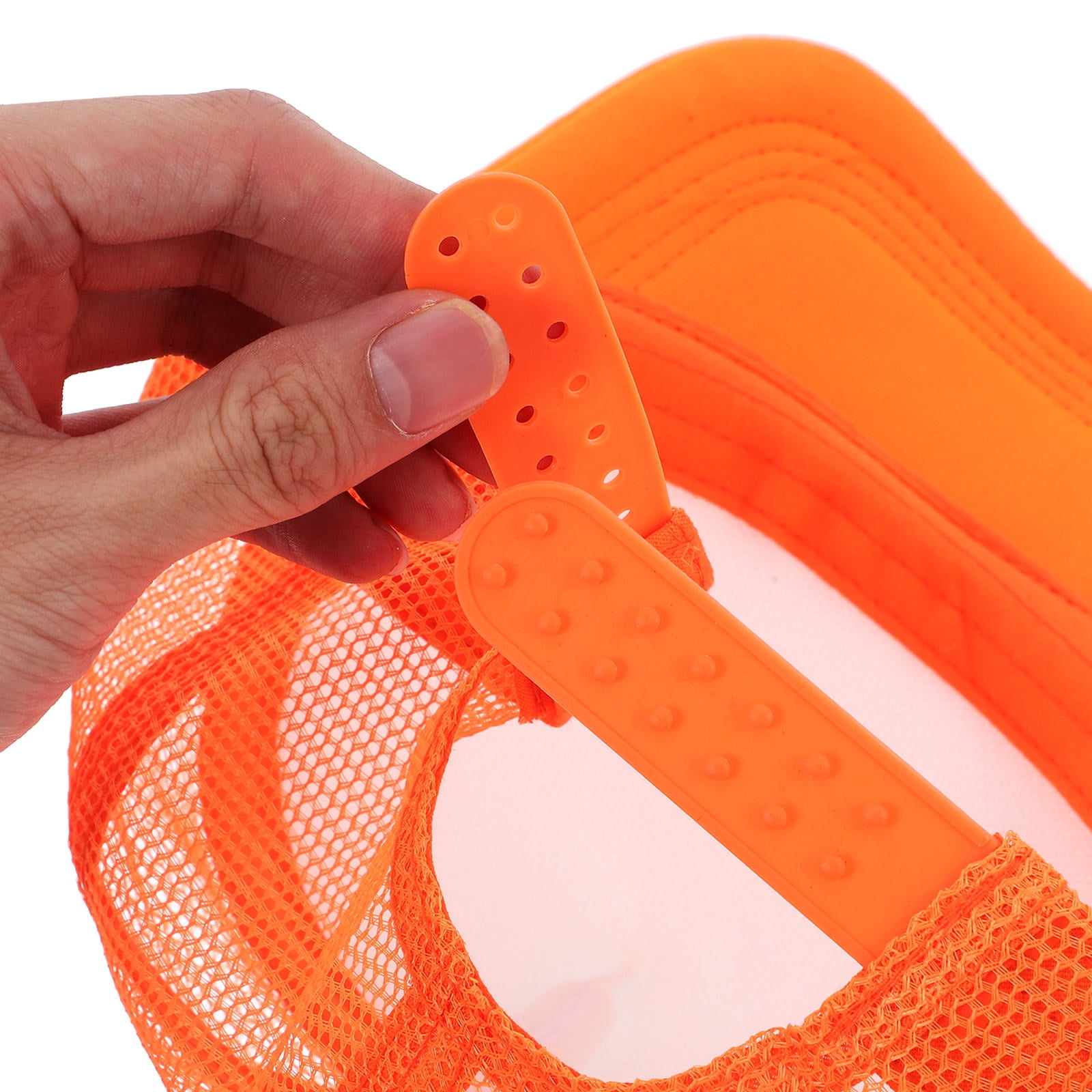 DINHEAROM 10Pcs Sublimation Blank Hats for Men and Women in Orange with Heat Transfer