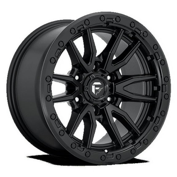 Fuel 1PC Aluminum Rim D679 REBEL 22X10in Matte Black Finish, D67922008450