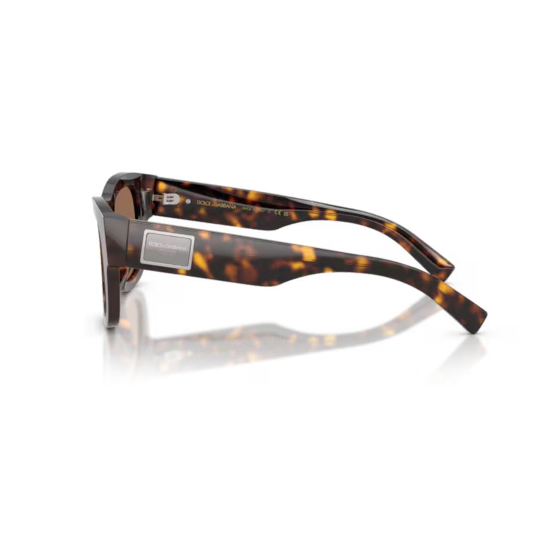Dolce & Gabbana Men's 0Dg4509 Rectangular Tortoiseshell Sunglasses Brown