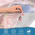 thumbnail image 4 of Coolnut Marble Valance Curtains for Kitchen or Bathroom, 54x18in Valances Window Treatment Rod Pocket Drape Light Filtering Living Room Bedroom Decor, 4 of 6