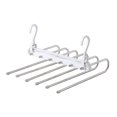 thumbnail image 1 of Multifunctional Pants Rack Trouser Hanger Multi-layer Storage Shelf Durable Space Saving Strong Wardrobe Organizers, 1 of 10