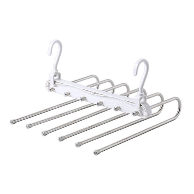 Multifunctional Pants Rack Trouser Hanger Multi-layer Storage Shelf Durable Space Saving Strong Wardrobe Organizers