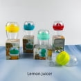 thumbnail image 3 of Portable Manual Fruit Juicer for Home & Outdoor Use - Durable Citrus Squeezer for Lemons and Various Fruits, Gift-Worthy Kitchen Tool with Stylish Design (Yellow-Green Boxed), 3 of 6