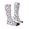 thumbnail image 3 of Balery Watermelon Printed Novelty Socks Men's Women's Crew Socks Sports Socks Knee High Socks Cotton Socks Quirky and Cool Socks, 3 of 9