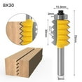 thumbnail image 3 of Yingyy 8mm Shank Finger Joint Router Bit Milling Joint Router Bit Cutter Tenon Knife 0.3x1.18 inches, 3 of 6