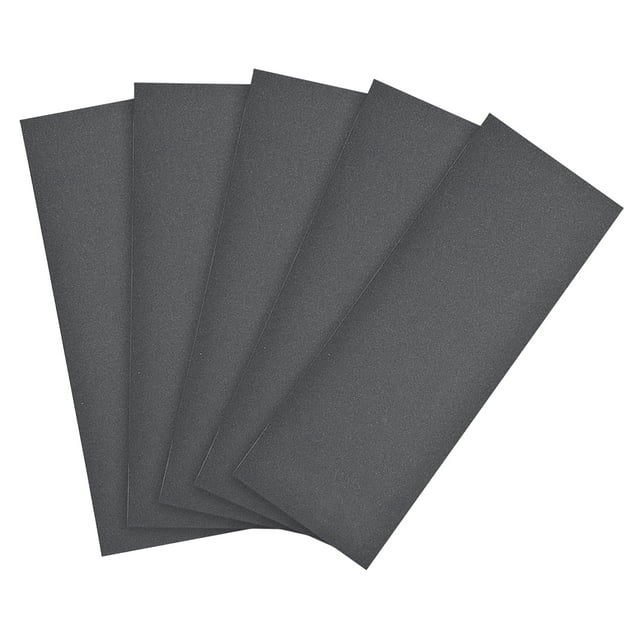 Uxcell 360 Grits Waterproof Sandpaper Wet Dry Sand Paper Silicone Grey 5 pcs