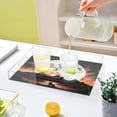 thumbnail image 6 of Acrylic Tray 15.7*11.8*1.9 Inch Transparent Tray Food Tray Tea Cup Tray Serving Trays Cosmetics Storage Kitchen Table Bathroom Sundry Storage Wolf Of The Night, 6 of 7