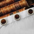 thumbnail image 4 of Manfei Kids Vintage Books Curtains Pack of 2 (42x84 Each), Bohemian Rose Flower Curtains Blackout, Western Mid Century Bedroom Curtains, Curtains and Drapes Decor, 4 of 6
