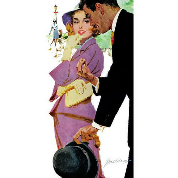 "Young and Pampered" Painting Print on Wrapped Canvas