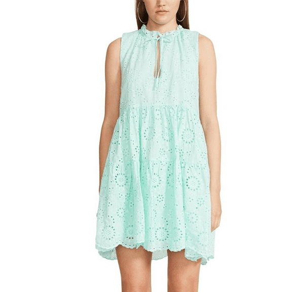 BB Dakota by Steve Madden Women's The Papaya Eyelet Baby Bay Green XL B4HP