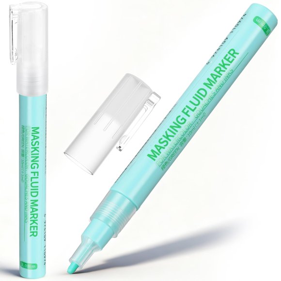 Marcador de Líquido de Máscara Feifeiya para Pintura en Acuarela 10ml 2 Unidades