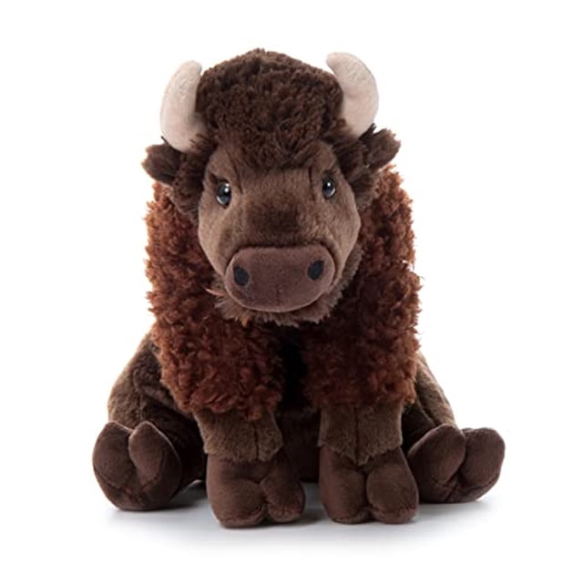 Animal de peluche bisonte The Petting Zoo 12 pulgadas