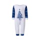 thumbnail image 1 of Conjunto de pijamas navideños familiares a juego con estampado de árbol de letras. Pijamas de vacaciones a cuadros para papá, mamá y niños., 1 of 8