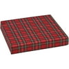 DMI Polyfoam Wheelchair Cushion, Standard, Plaid, 16" x 18" x 3"