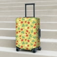 thumbnail image 6 of Disketp Floral Strawberr Elastic Travel Luggage Cover Travel Suitcase Protective Cover For Trunk Case Apply To 18''-32'' Suitcase Cover-X-Large, 6 of 7