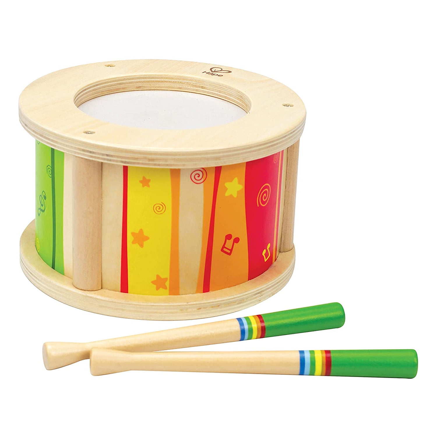 wooden drum set for toddlers