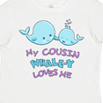 thumbnail image 4 of Inktastic My Cousin Whale-y Loves Me Boys or Girls Toddler T-Shirt, 4 of 5