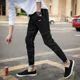thumbnail image 4 of Pantalones vaqueros ajustados y recortados para hombre, con bolsillos, estilo coreano, Kpop Y2k, ropa de calle, invierno, 4 of 5