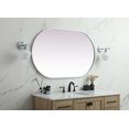 thumbnail image 5 of Metal Frame Oval Mirror 30x48 Inch in Brass, 5 of 7
