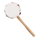 thumbnail image 2 of Rattle Drum,Hand Bell Drum Baby Musical Educational,Chinese Traditional Percussion Instrument,China Tranditonal Toys Beige, 2 of 9