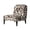 Black Beige Cow Print, variant on ZIATUBLES Armless Slipper Chair Slipcover Stretch Non-Slip Accent Chair Cover Spandex Chair Covers Fit Armless Accent Chair Modern Chair Decor Cover, Love Heart Leopard Print Mint
