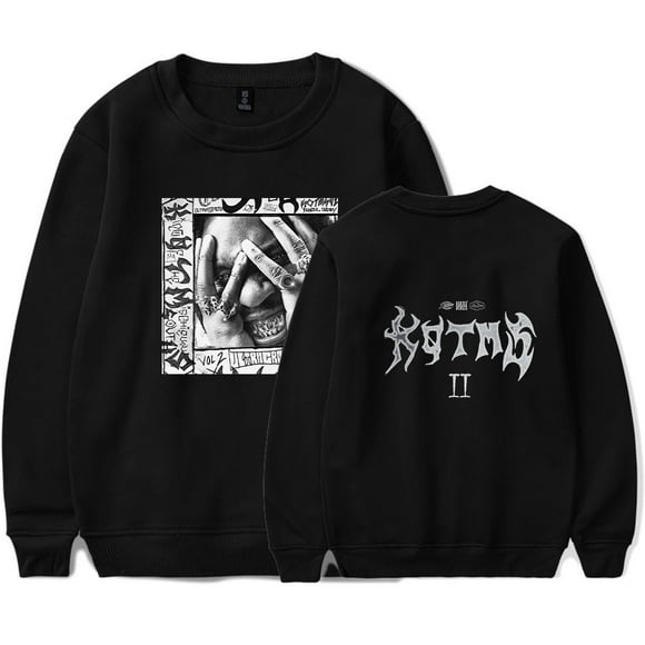 Denzel Curry Merch men's and women's fashionable street long sleeved round neck pullover