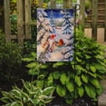 thumbnail image 2 of Christmas Gnome pulling a sled Garden Flag, 2 of 5