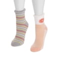 thumbnail image 3 of MUK LUKS Women's Crew Lounge Socks, 2-Pack, OSFM, 3 of 4