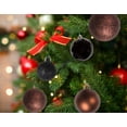 thumbnail image 6 of 100 Shatterproof Christmas Ornament Balls - Christmas Ornaments For Christmas Tree Home Wedding Or Parties Decorative Ball (Sizes, 1.2" 1.6" & 2.4" ) (Black & Brown), 6 of 6