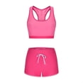 thumbnail image 5 of Period Swimwear Two Piece Leakproof Swimsuit Menstrual High Waist Bikini Sets Color Block Bathing Suit for Teen Girls Pink XL, 5 of 6