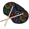 thumbnail image 5 of XYCCA Electronic Drum Pad Portable Colored Hand Rolled Adult Beginner Percussion Instrument-082603, 5 of 5