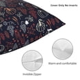 thumbnail image 3 of Pofeuu Thanksgiving Seamless Pattern Print Double-sided plush pillowcase Square Throw Pillow Covers Pillows Cover for Living Room Bedroom Sofa Couch Cushion Cover（No pillow core）-16"x16", 3 of 7