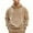 Khaki, variant on Mens Shirts Under $10 Men's Oversized Winter Soft Casual Sweatshirt with Double Sided Brushed Interior Cozy Gift for Holiday Season