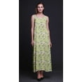 thumbnail image 3 of Bimba Robe Longue Sans Manches à Bretelles Spaghetti Imprimée Florale en Rayonne pour Femmes - TG, 3 of 5