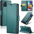 thumbnail image 1 of CaseMe Funda de Cuero para Samsung Galaxy A51 4G con Bloqueo RFID, para Samsung Galaxy A51 4G Funda para Mujer Hombre Tarjetero Cierre Magnético Funda Tipo Folio para Samsung Galaxy A51 4G, 1 of 11