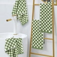 thumbnail image 6 of Hand Towels for Bathroom 4 Pack, Cotton Face Towels Soft Absorbent for Spa Bath Gym Kitchen, Hand Towel Set Decorative Checkered, 13 x 29 Inches, 4 Colors, 6 of 8