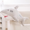 thumbnail image 4 of POINTERTECK 40/50cm Mignon Requin Simulé Jouet en Peluche Doux Coussin (Bleu), 4 of 7