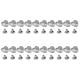 thumbnail image 2 of 20 Piezas de Remaches de Plata con de , Remaches de Bricolaje para Joyería de Ropa de material cuero, 2 of 9