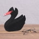 thumbnail image 5 of Soporte para gafas, expositor de gafas de sol, adorno de madera para el hogar y la oficina, hecho a mano Cisne negro, 5 of 8