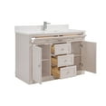 thumbnail image 4 of Legion Furniture WS2516-48-DW 48 in. Dreamy White Finish Solid Wood Sink Vanity, 1 ft. Artificial Stone Top, 4 of 10