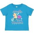 thumbnail image 3 of Inktastic Actually Im a Mermaid with Seashell and Bubbles Girls Toddler T-Shirt, 3 of 5