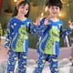 thumbnail image 3 of Conjunto de pijamas de verano para niños y niñas, ropa de casa con dibujos animados, 3 of 4