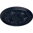 thumbnail image 3 of Ekena Millwork 11 3/4"OD x 1 1/4"P Wakefield Ceiling Medallion (Fits Canopies up to 3 5/8"), Hand-Painted Midnight Dream, 3 of 7